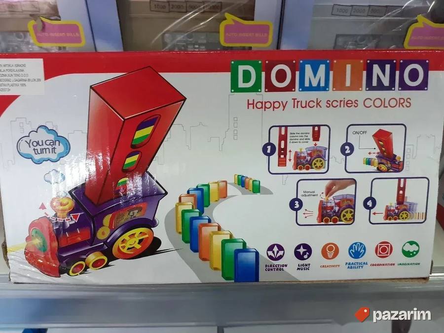 DOMINO voz kocke/ svetlost i zvuk/ igracka za decu 7