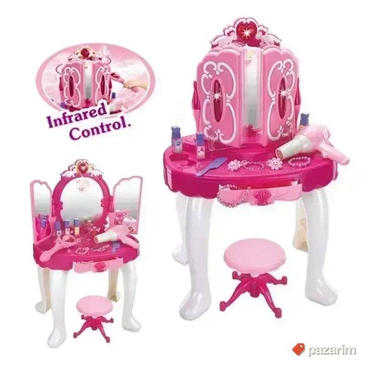Novo GLAMUROZNO ogledalo+ stolica +MP3 input za devojcicu 2