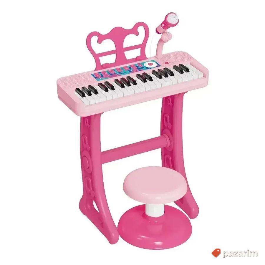 Klavir piano+Stolica+Mikrofon za decu 3