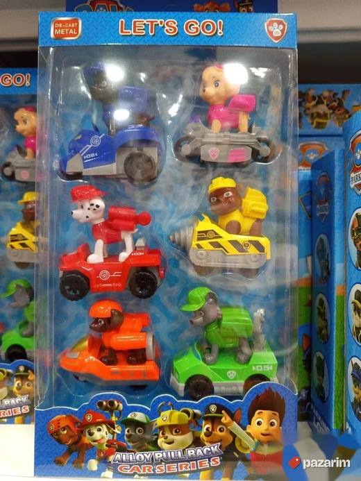 Patrolne šape u svojim vozilima 6u1