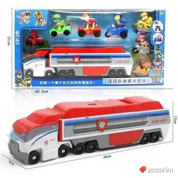 PATROLNE šape kamion kamper +7 figura u svojim vozilima 2