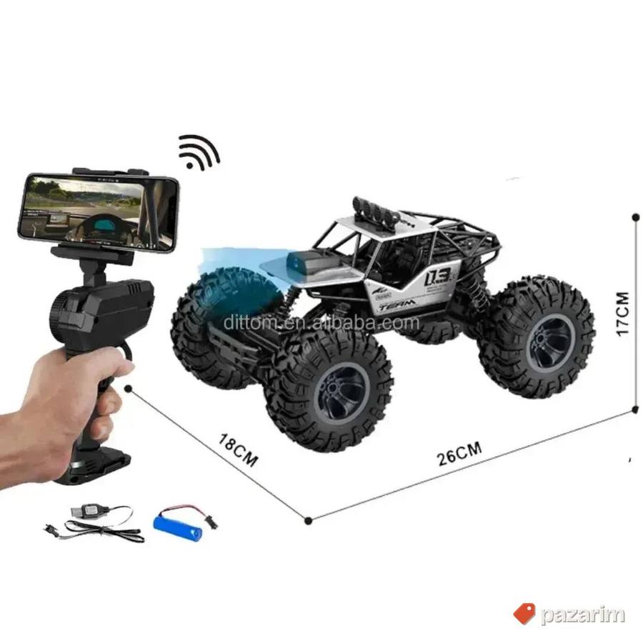 Metalni auto Rock Crawler+Daljinski+KAMERA/ Gratis baterije 3