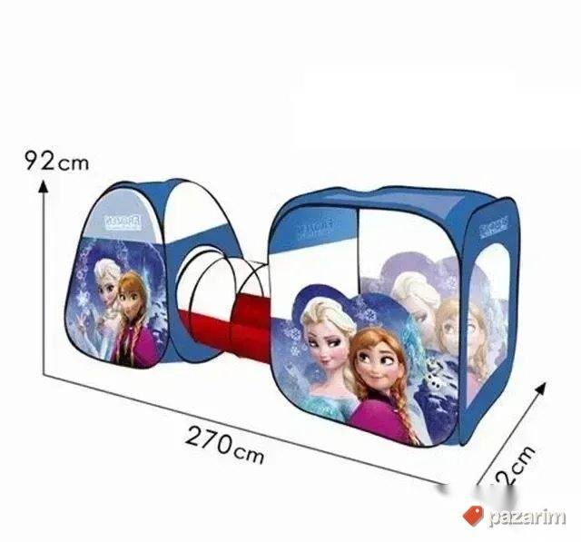 Šator PATROLNE šape sa tunelom 3u1 za decu 3