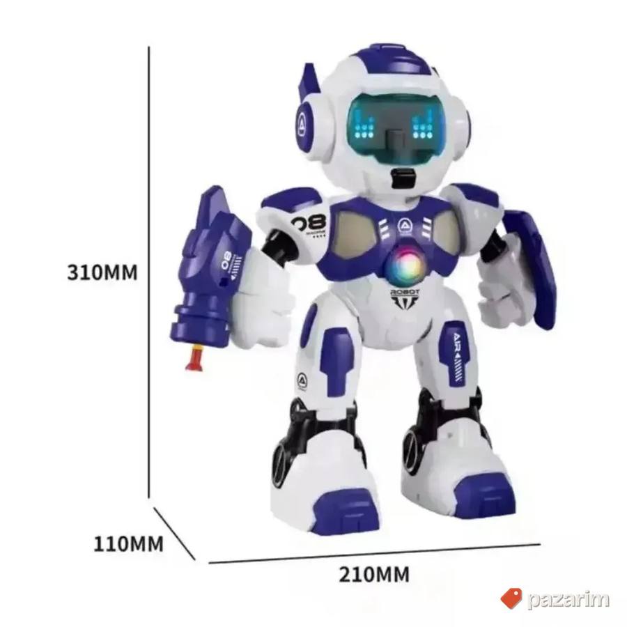 Pametni robot RATNIK izbacuje strelice+Daljinski/ igračka 3