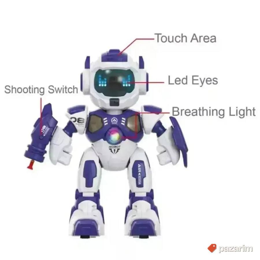 Pametni robot RATNIK izbacuje strelice+Daljinski/ igračka 4