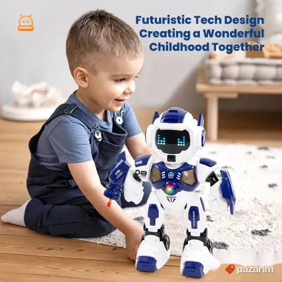 Pametni robot RATNIK izbacuje strelice+Daljinski/ igračka 6