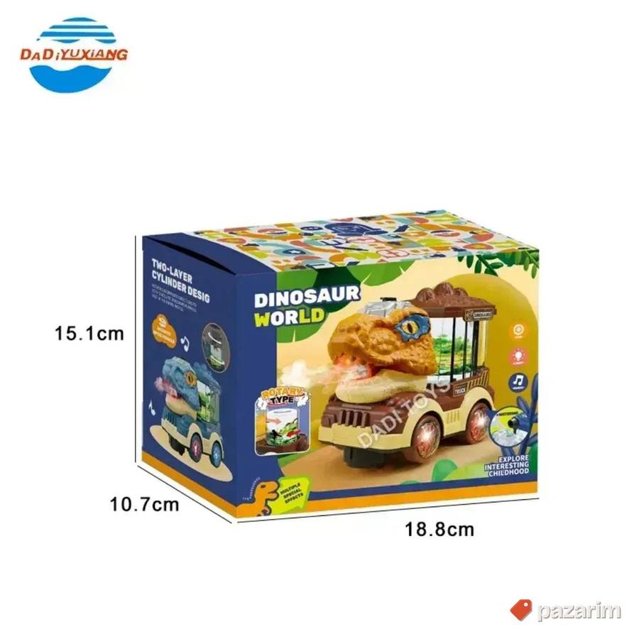 Svetleći muzički kamion DINOsaurus izbacuje dim igračka 7