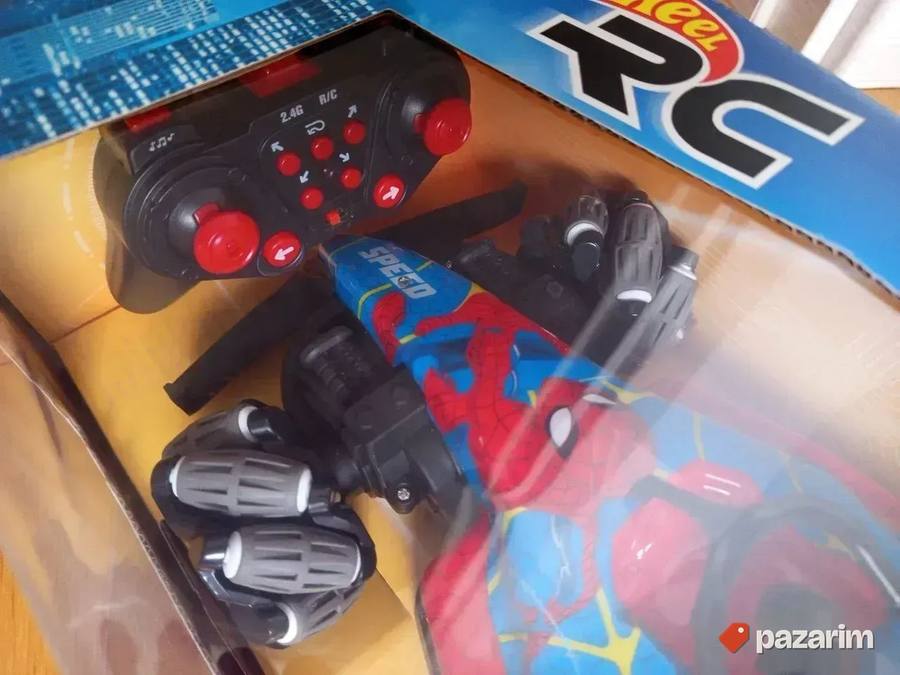 Veliki SPAJDERMAN auto pušta SPREJ+Daljinski/Gratis baterije 5