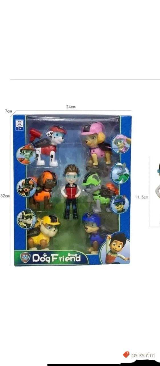 Patrolne šape 6 figura + 1 figura Rajder igračke 3