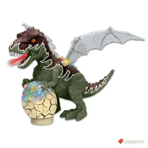DINOsaurus hoda sa svetlećim jajetom izbacuje DIM kao vatru