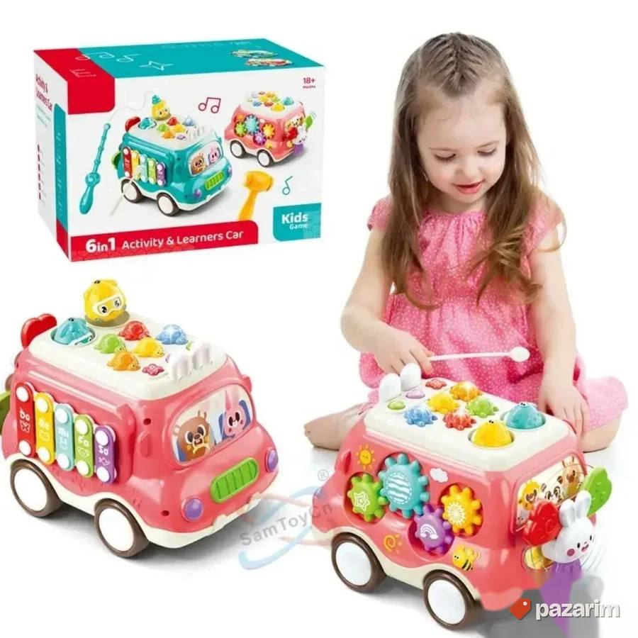 Atraktivni EDUKATIVNI autobus 6u1 animacija za bebe 6