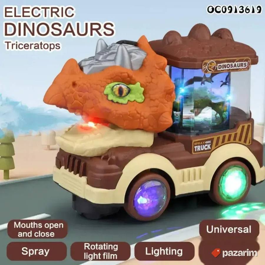 Kamion Dinosaurus SPREJ zvučno svetlosni efekti za decu 3