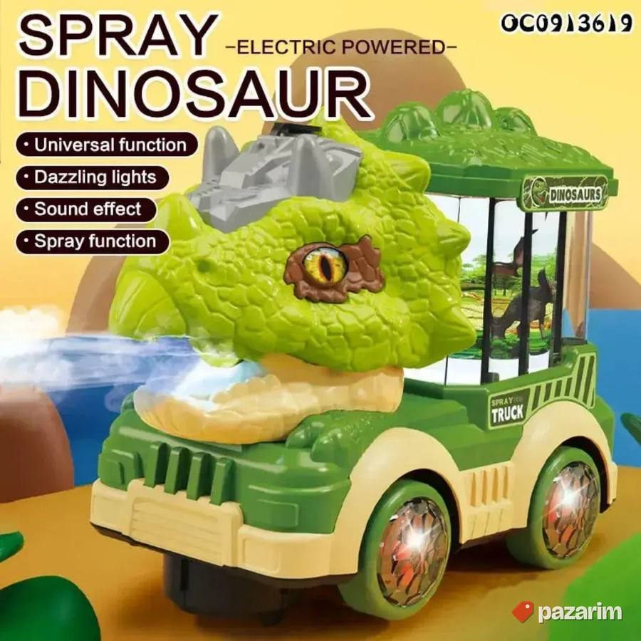 Kamion Dinosaurus SPREJ zvučno svetlosni efekti za decu 5