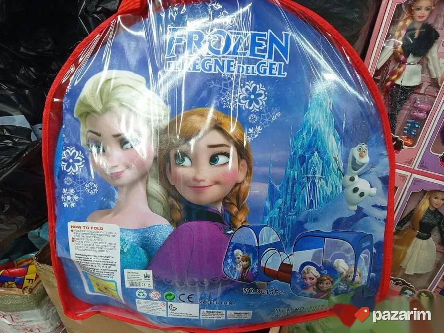 Šator FROZEN 3u1 sa tunelom Elza i Ana za decu 4