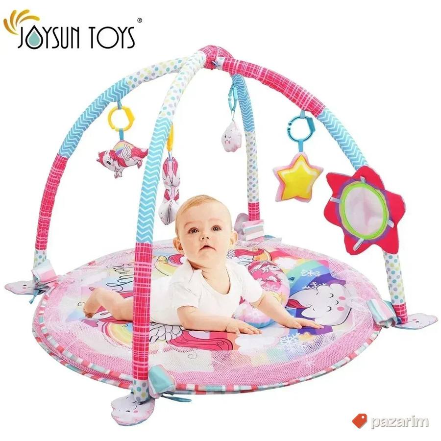 BABY GYM 3u1 prostirka / ogradica / jastuk JEDNOROG za bebe 3