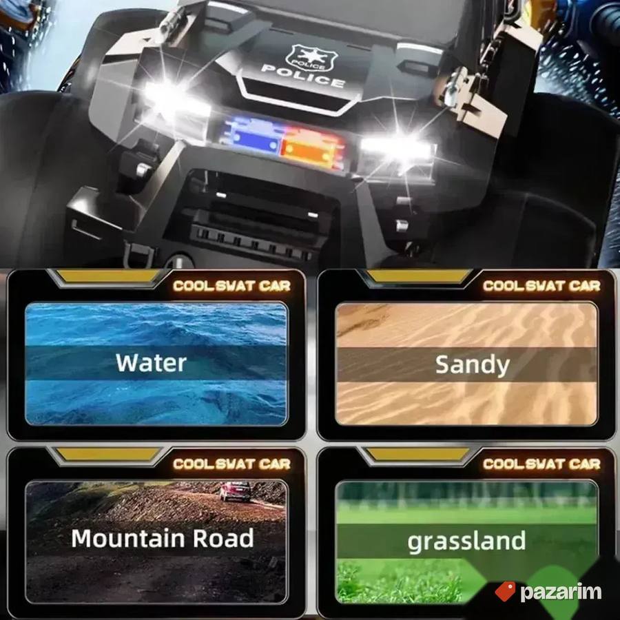 AMPHIBIOUS auto DŽIP za sve terene vodootporan na daljinski 4