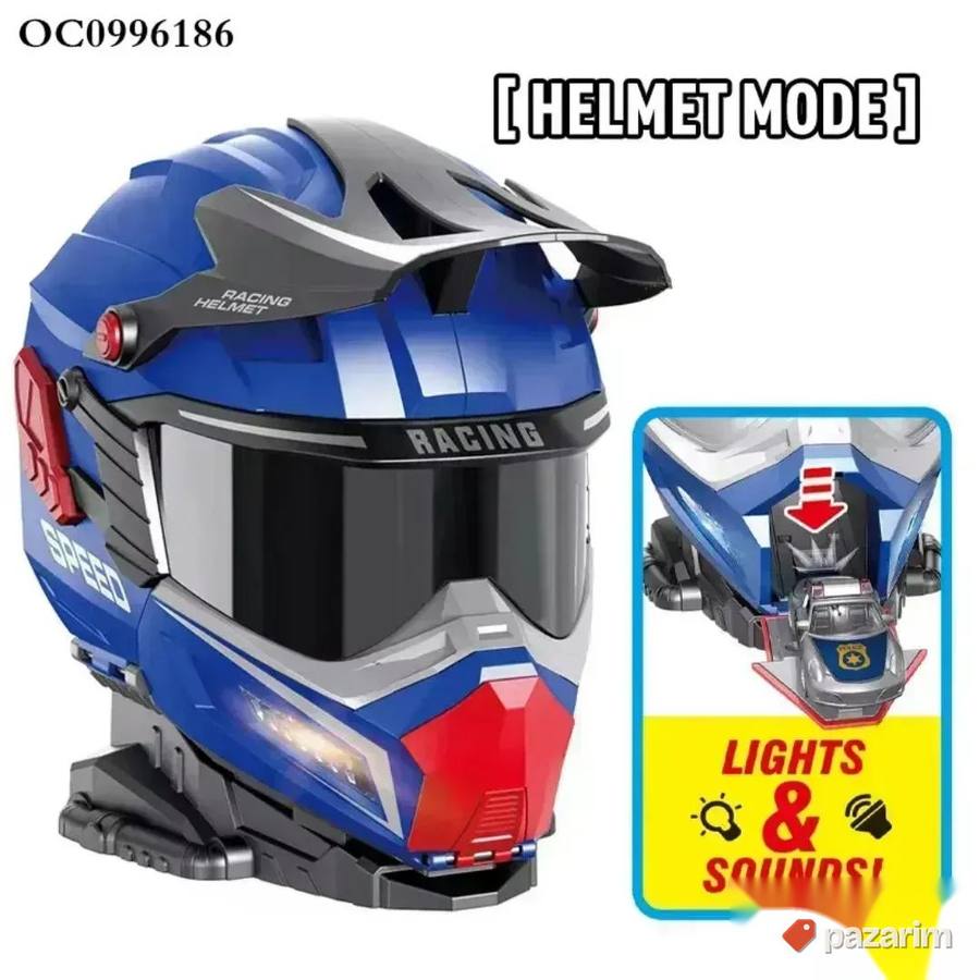 Kaciga transformers vatrogasna stanica 2u1+ 4 auta igračka 5