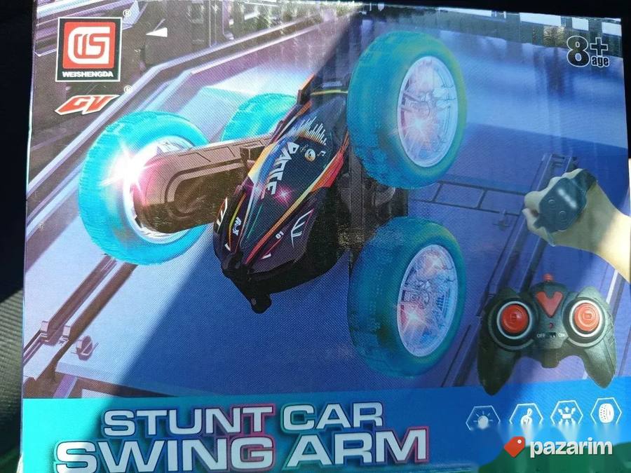 Auto na daljinski +Narukvica za ruku STUNT CAR igračka 2