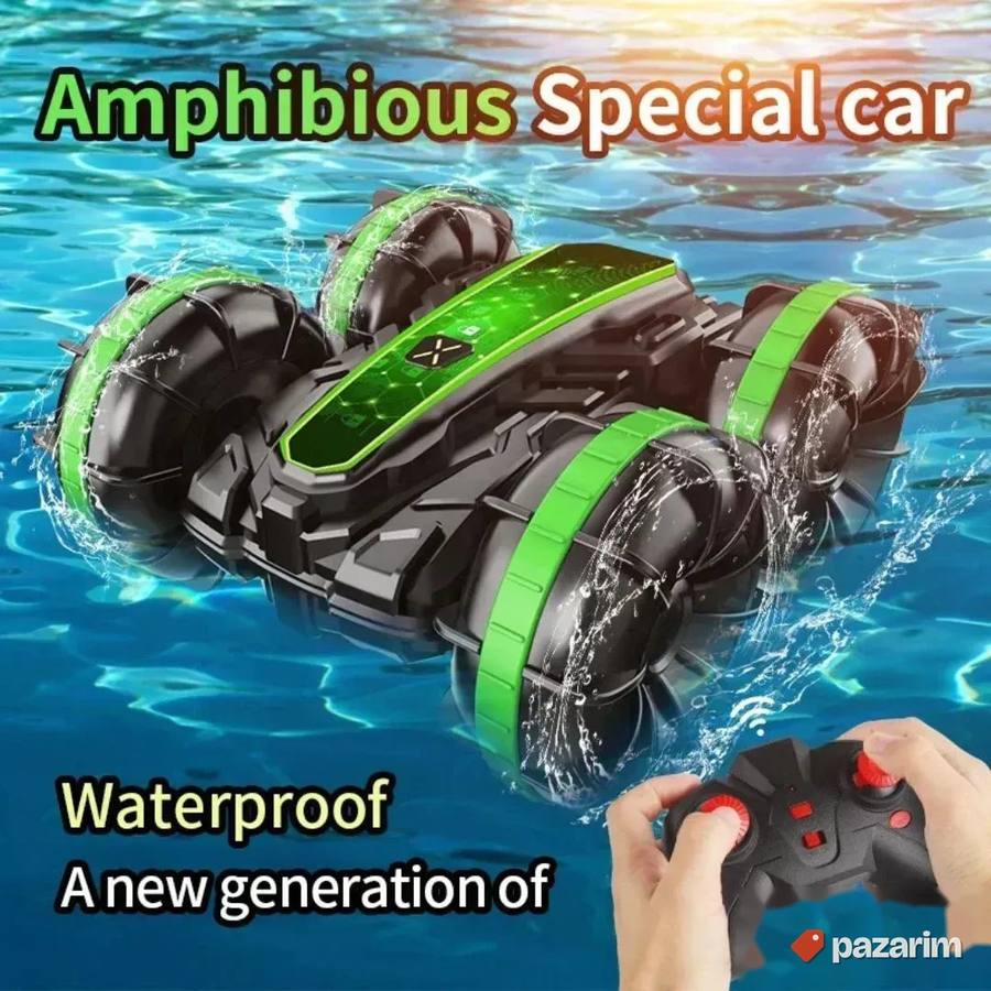 Auto vodootporan AMPHIBIOUS 2u1 na daljinski + Narukvica 2