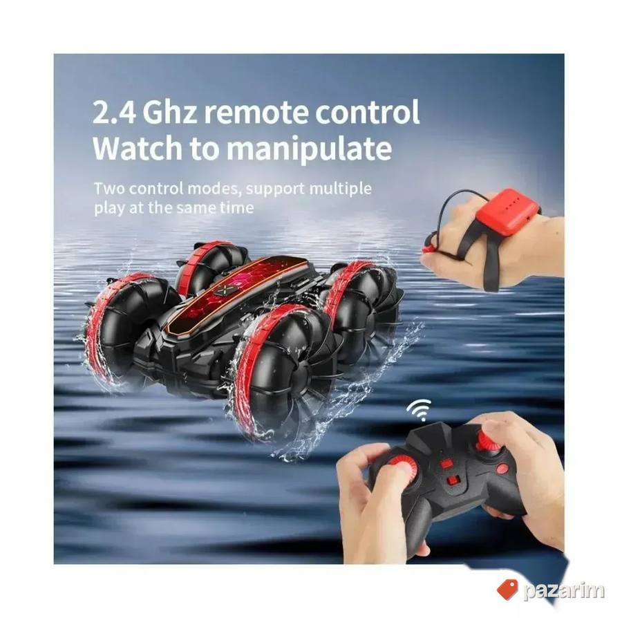 Auto vodootporan AMPHIBIOUS 2u1 na daljinski + Narukvica 8