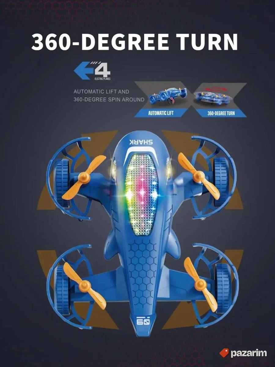 Helikopter 360 obrt svetlosno zvučni efekti igračka 2