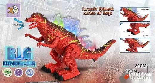 Veliki dinosaurus svjetlost/ zvuk na baterije igračka