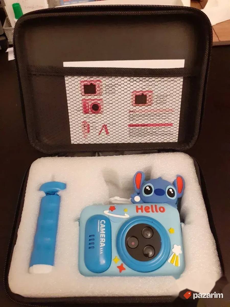 STITCH digitalni aparat/Stalak+Torbica za aparatza decu 5