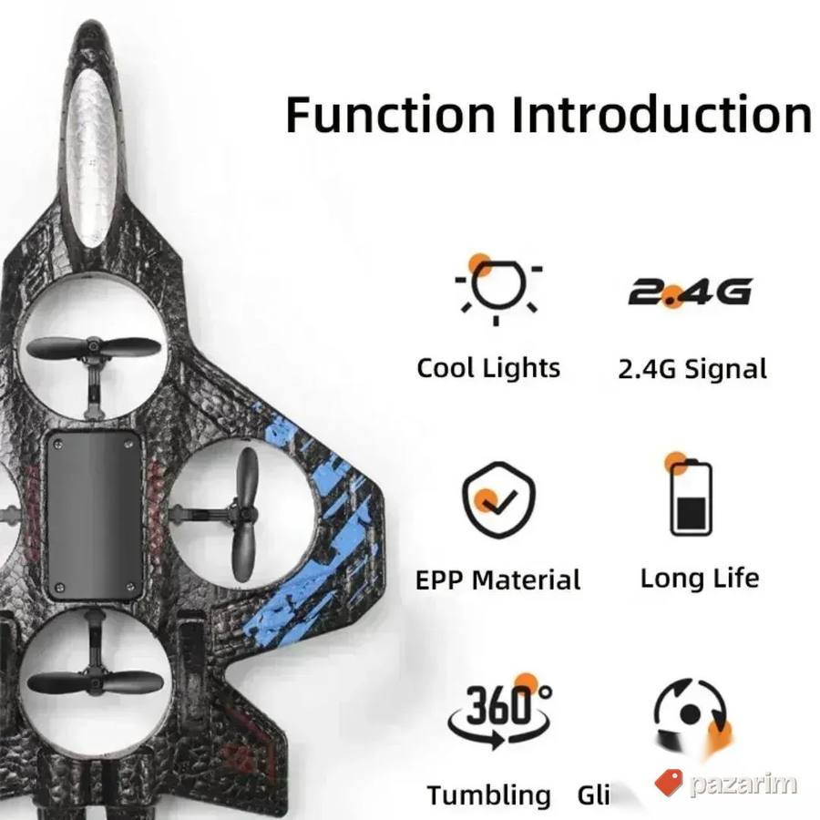 Avion dron FIGHTER 95 na daljinski/ Gratis baterije 5