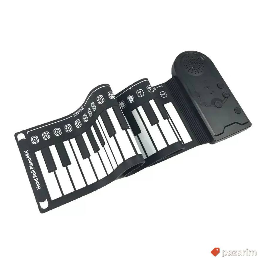 SILIKONSKI piano ROLL UP sintisajzer 49 dirki Gratis baterij 7