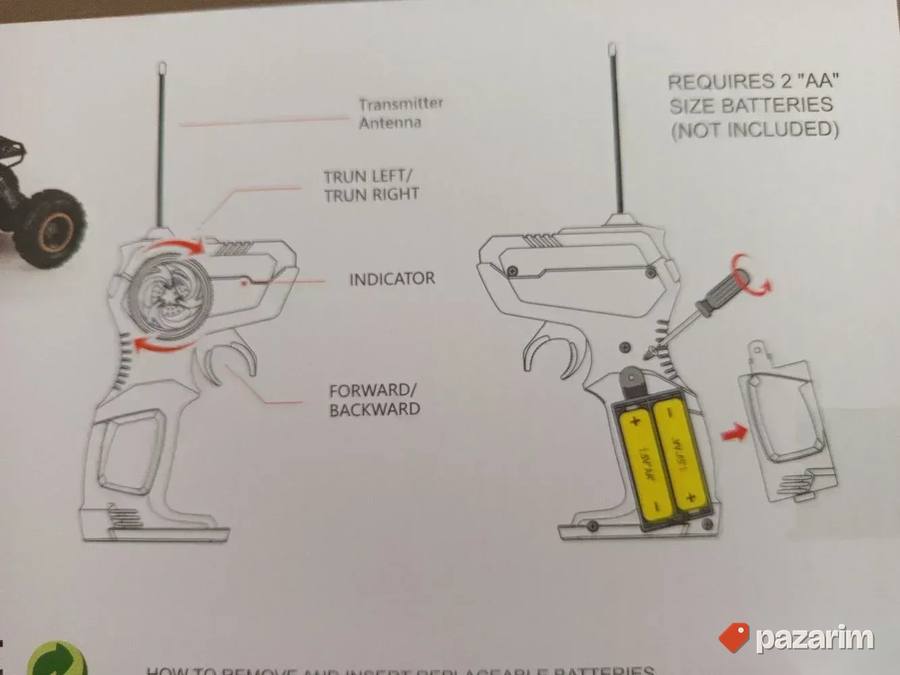 Auto DŽIP za sve terene+Daljinski+Kamera /Gratis baterije 7