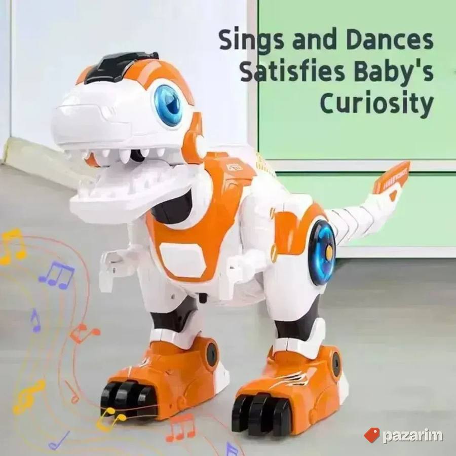 Robot SPREJ DINOsaurus igra /pomera glavu i rep+Daljinski 6