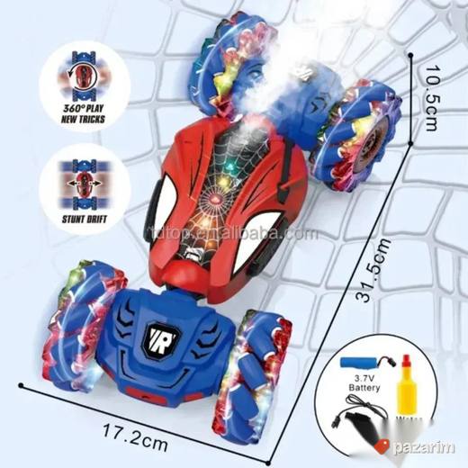 SUPER CAR izbacuje sprej /Daljinski+Senzor narukvica igračka