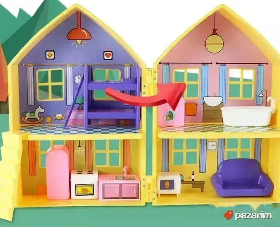 PEPA prase sa porodicom/ Kućica i nameštaj+ 6 figura 7
