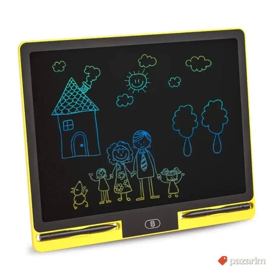 Velika tabla tablet 16 inča+ 2 olovke piši briši za decu 2