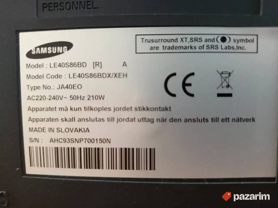 Veliki televizor SAMSUNG LE40S86BD 3