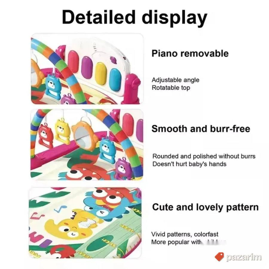 Baby piano prostirka podloga sa igračkama 6