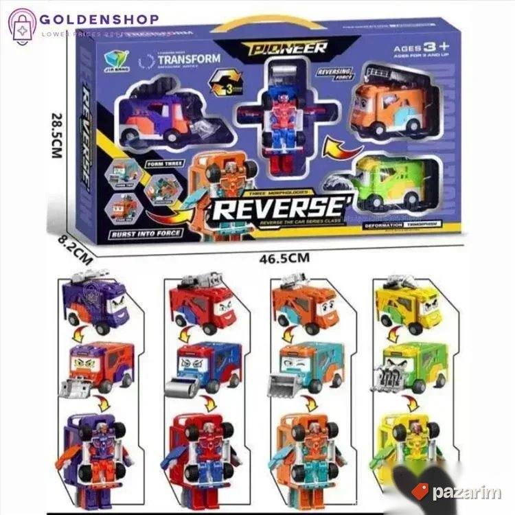 Robot auto transformersi/ Set 4 autića igračka 1