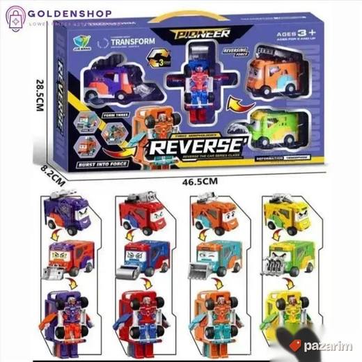 Robot auto transformersi/ Set 4 autića igračka