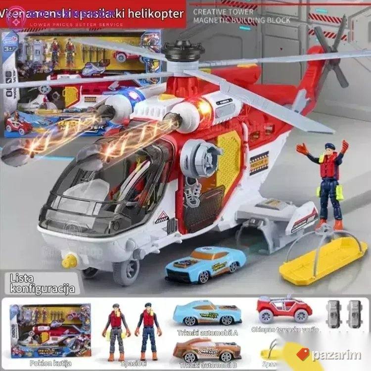 Spasilački višenamenski HELIKOPTER igračka 3