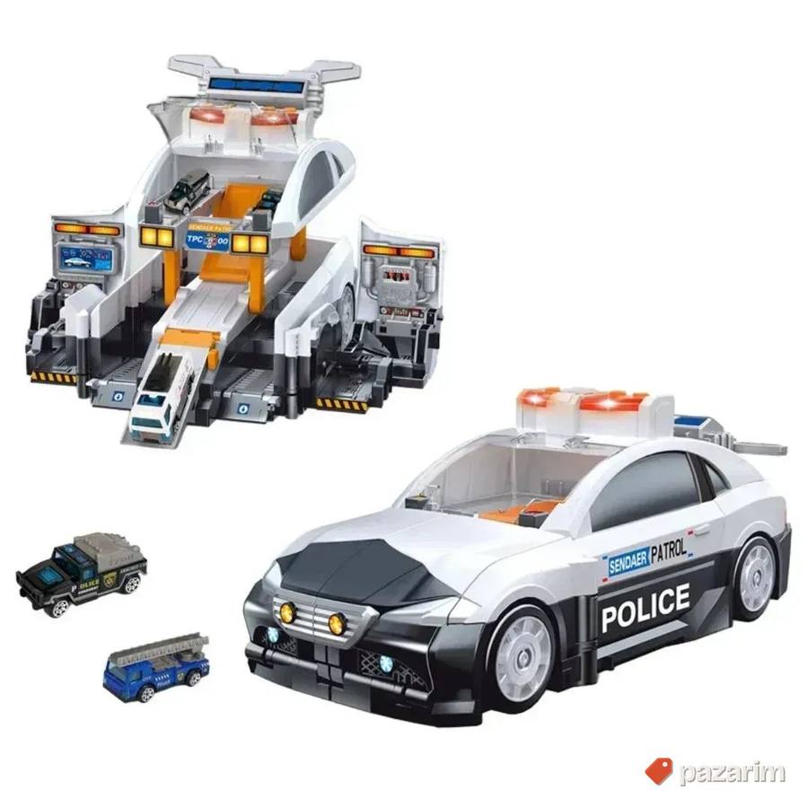 TRANSFORMERS Auto 2u1 se pretvara u garažu+ 6 autića igračka 2