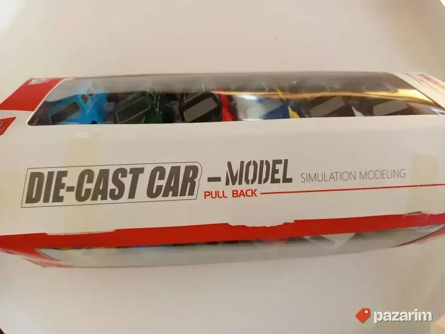 Set 18 PULL BACK metal raznovrsnih autića igračka 8