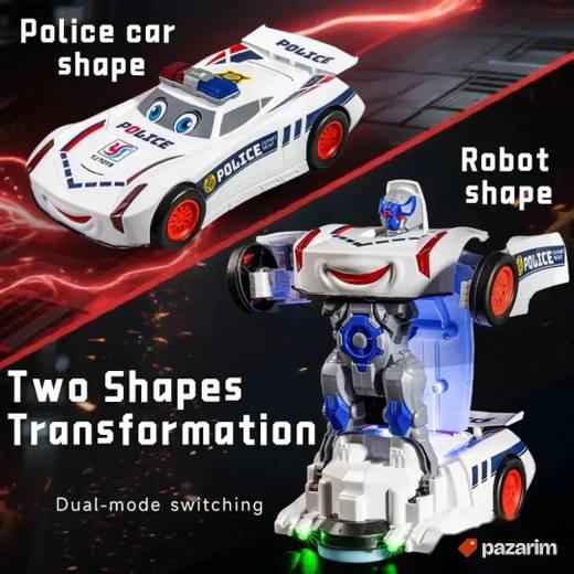 POLICIJA auto transformers robot 2u1 igračka