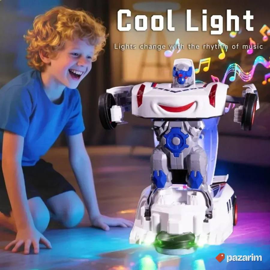 POLICIJA auto transformers robot 2u1 igračka 3