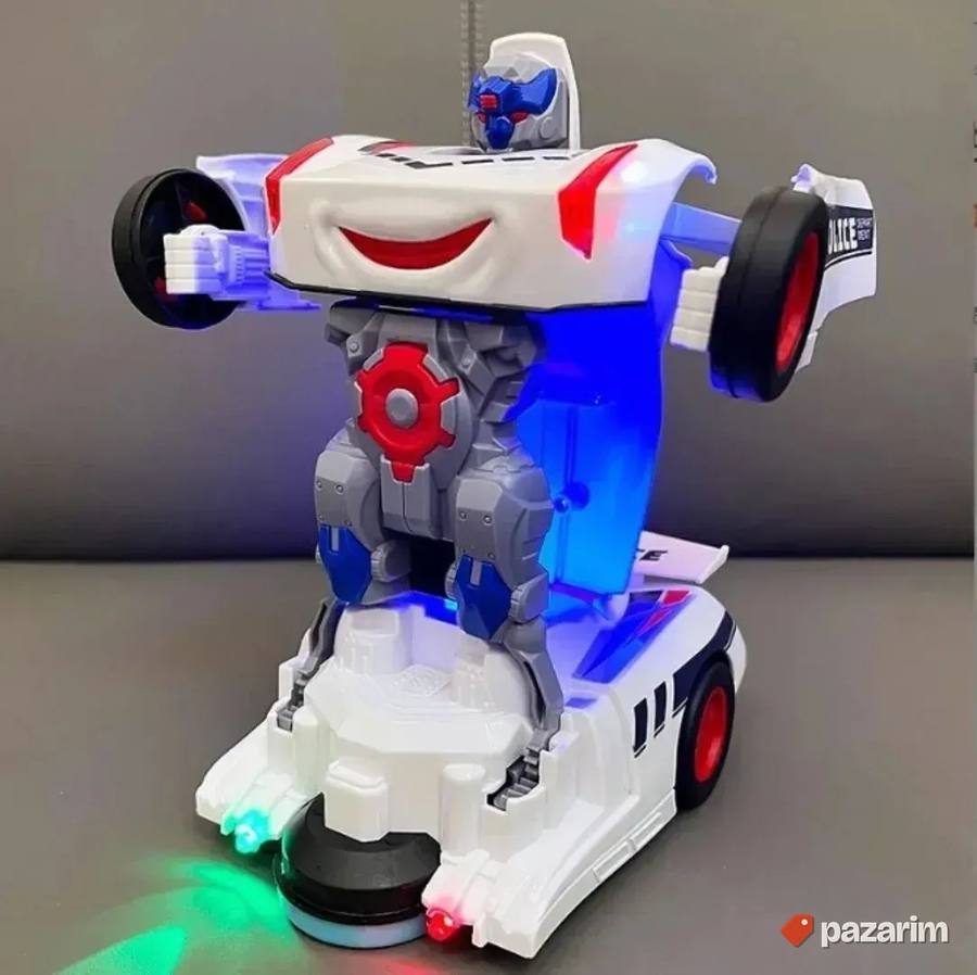 POLICIJA auto transformers robot 2u1 igračka 8