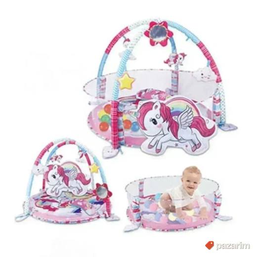 Ogradica+Prostirka sa jastukom Jednorog+Razni dodaci za bebu