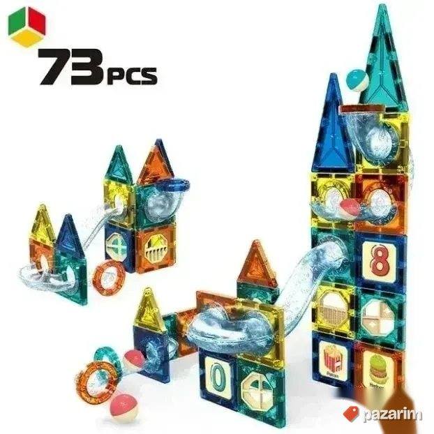 3D Magnetne raznobojne 73 kocke igračka 4