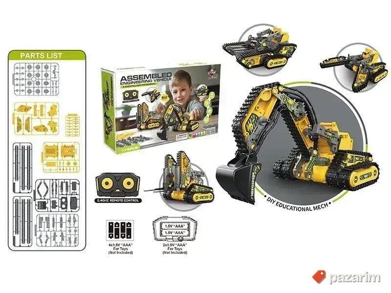 Bager guseničar 4u1 transformers 176 delova + Daljinski 6