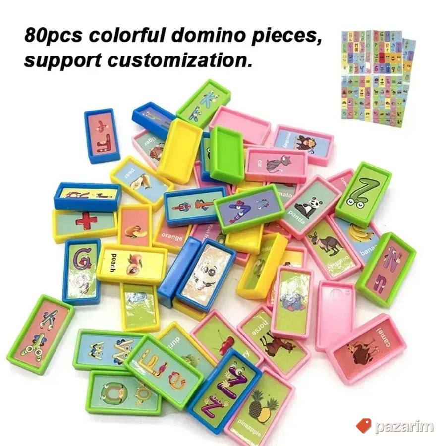 DOMINO vozić redja slikovite domine igračka 3