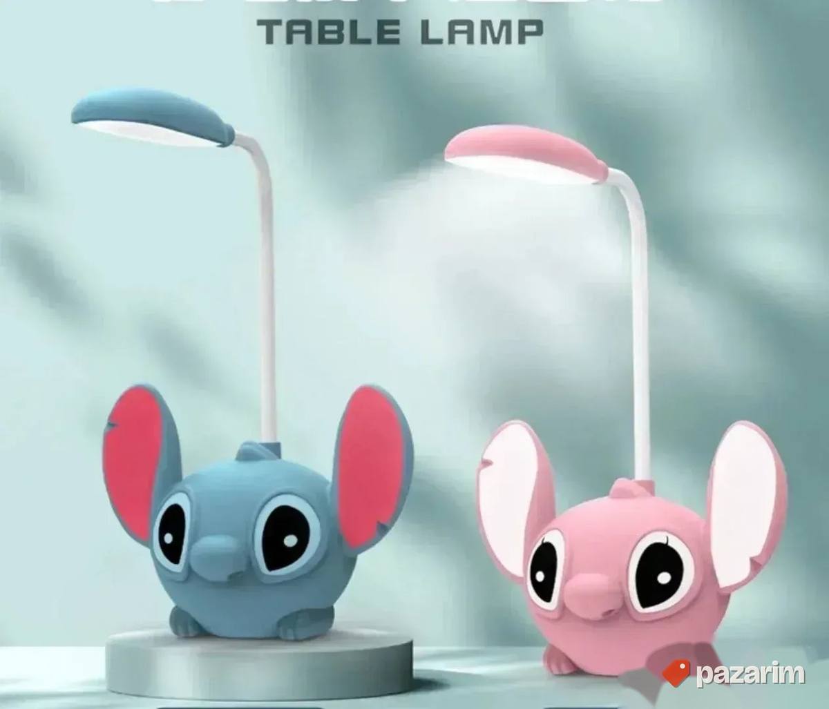 Dečija LED stona lampa STITCH sa rezačem za olovke igračka 1