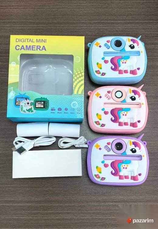 JEDNOROG mini digitalna kamera fotoaparat sa štampačem